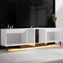 Hanah Home Paris Soporte para TV Blanco con Iluminación LED